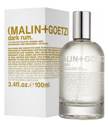 Malin and Goetz Dark Rum Perfume Bottle and Box